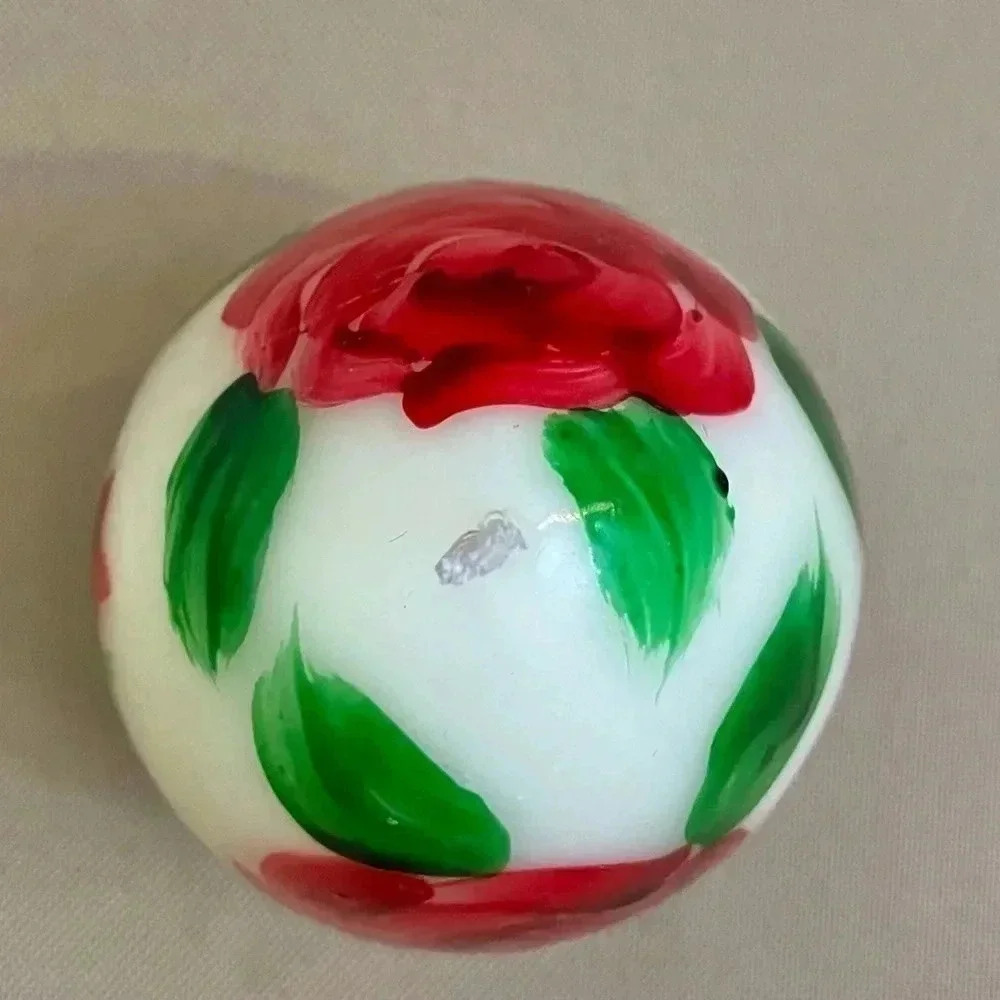 Rose Floral Wax Candle Made In Italy - Picture 3 of 6
